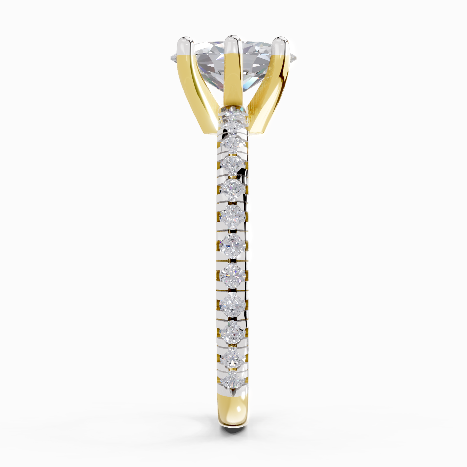 5.30 Carat Oval Six Prong Solitaire Engagement Ring