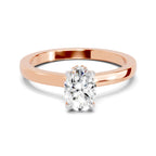 5.30 Carat Oval Six Prong Solitaire Engagement Ring