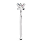 0.81 Ct Oval Shape Solitaire Diamond Ring