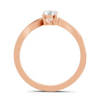 0.5 Ct Pear Shape Solitaire Diamond Ring