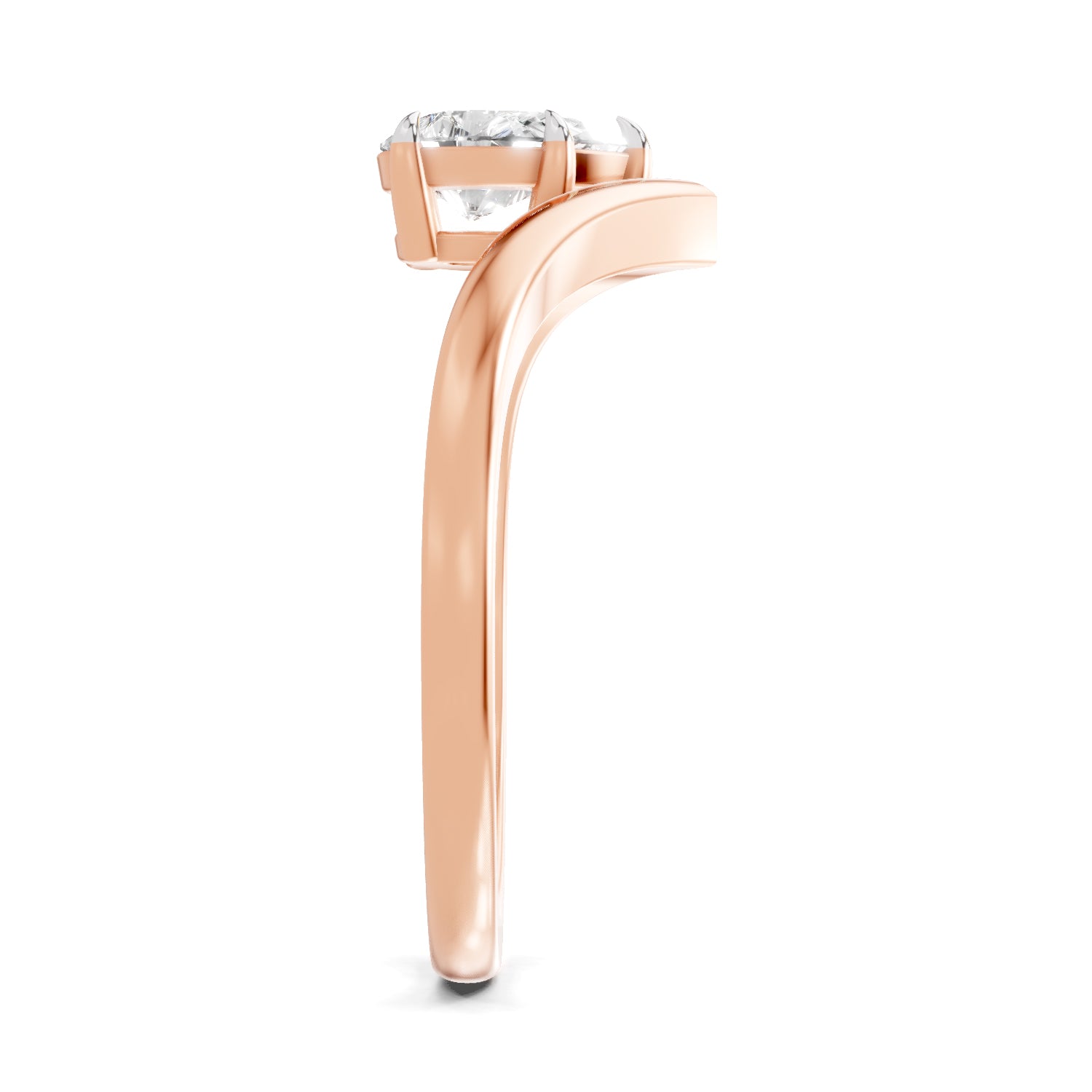0.5 Ct Pear Shape Solitaire Diamond Ring