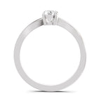 0.5 Ct Pear Shape Solitaire Diamond Ring