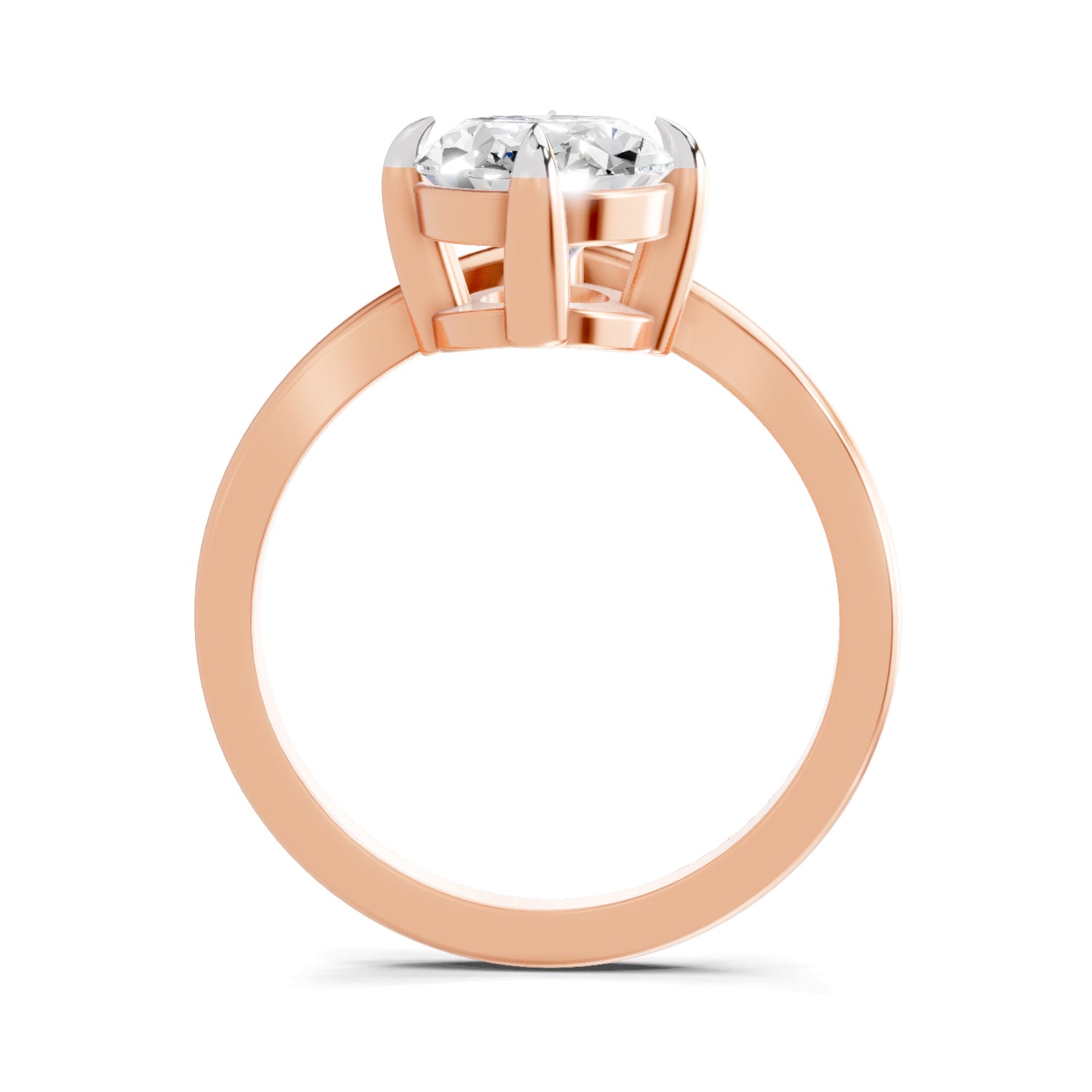 2 Ct Oval Shape Solitaire Diamond Ring