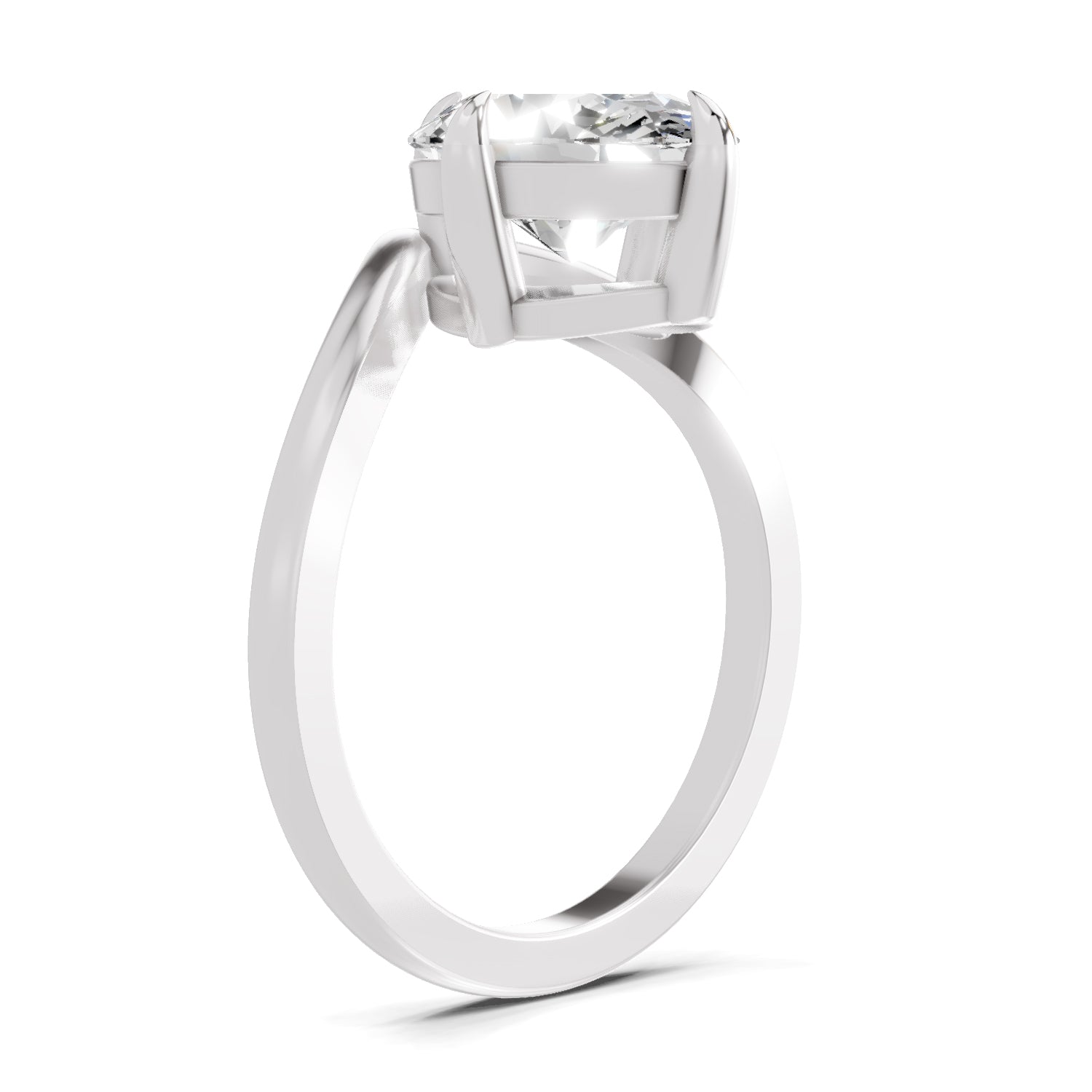 2 Ct Oval Shape Solitaire Diamond Ring