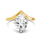2 Ct Oval Shape Solitaire Diamond Ring