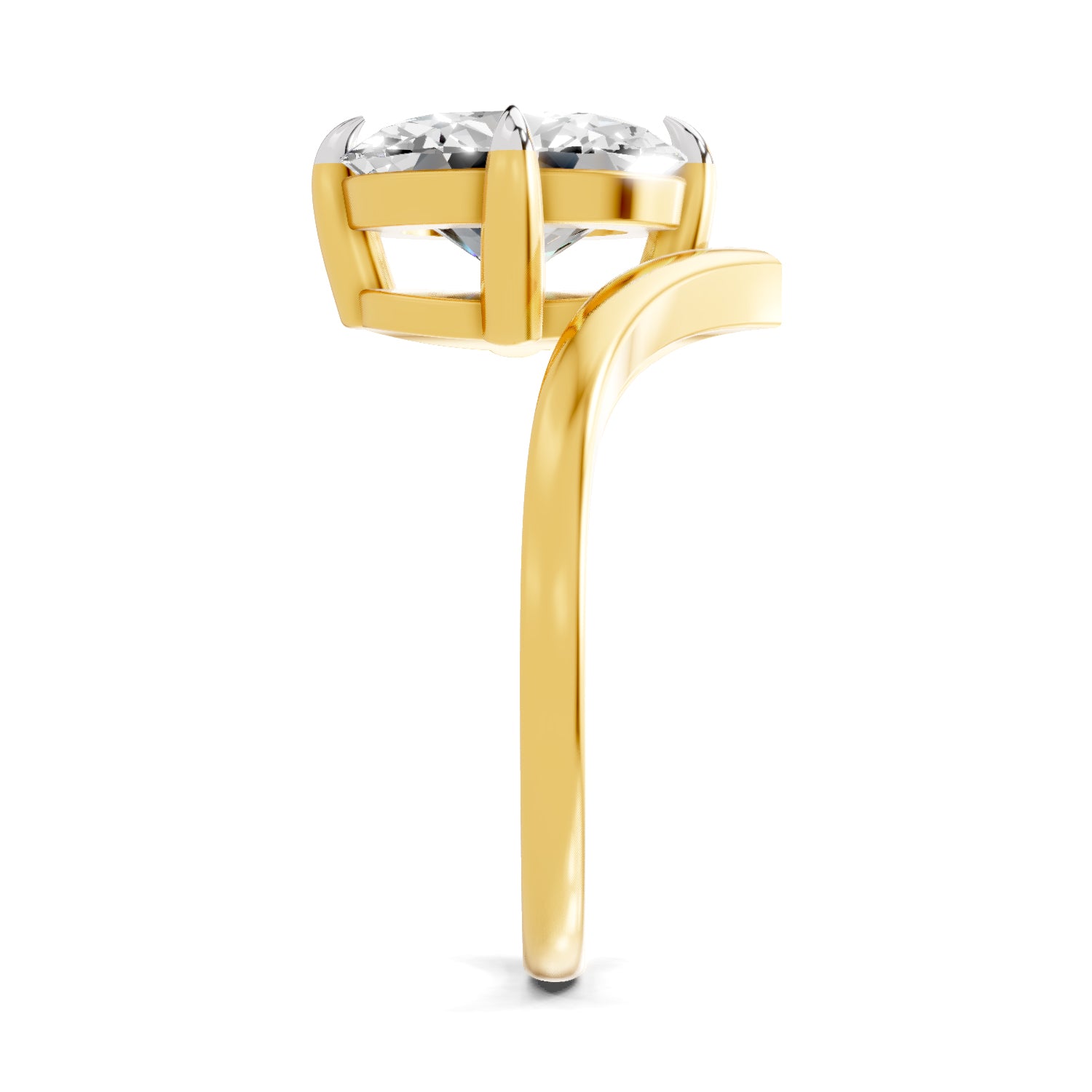 2 Ct Oval Shape Solitaire Diamond Ring