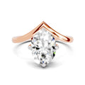2 Ct Oval Shape Solitaire Diamond Ring