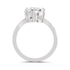 3 Ct Oval Shape Solitaire Diamond Ring