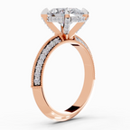 2.63 Carat Oval Solitaire Engagement Ring