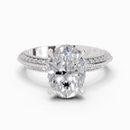 2.63 Carat Oval Solitaire Engagement Ring