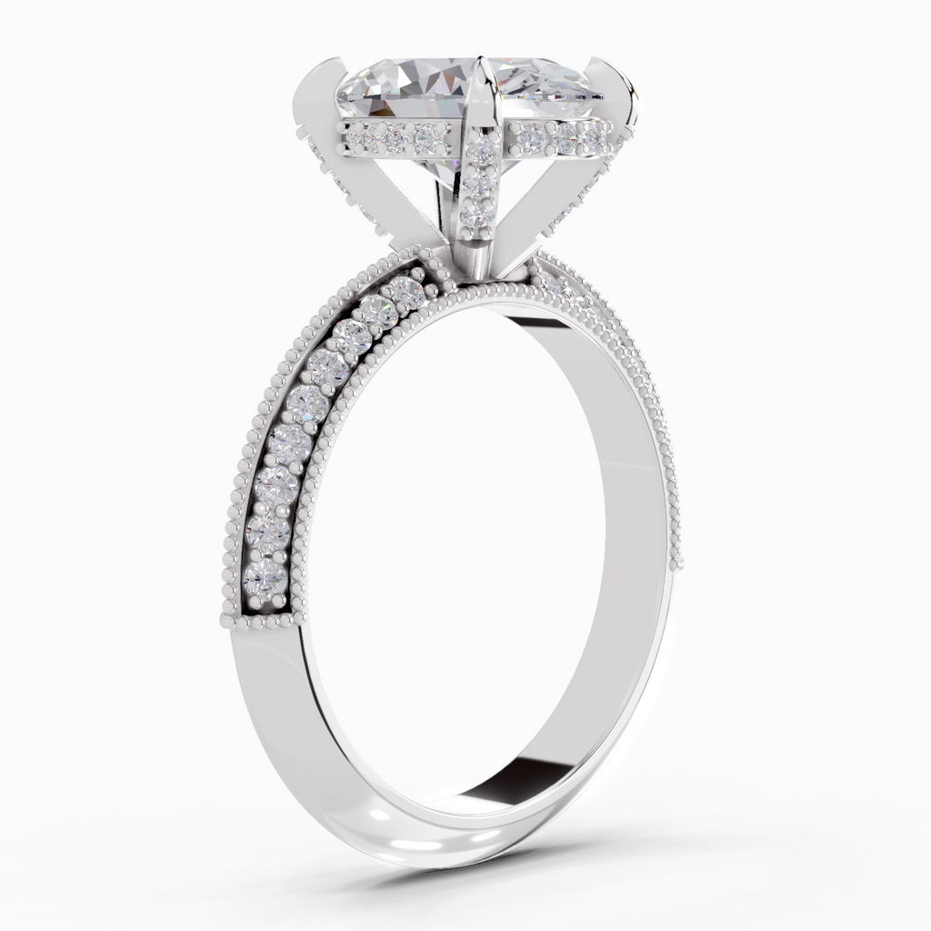 2.63 Carat Oval Solitaire Engagement Ring