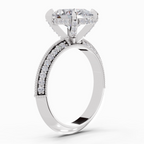 2.63 Carat Oval Solitaire Engagement Ring