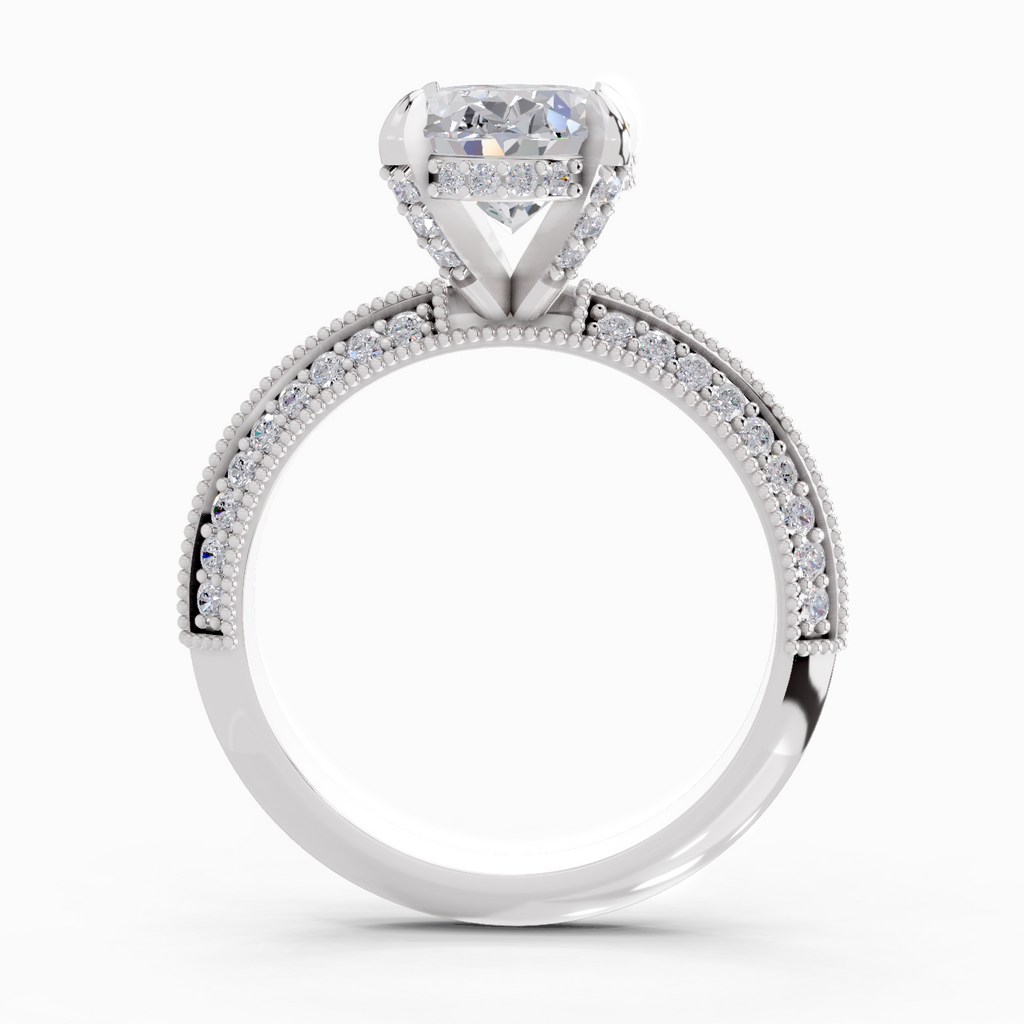 2.63 Carat Oval Solitaire Engagement Ring
