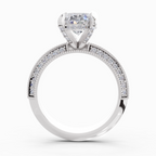 2.63 Carat Oval Solitaire Engagement Ring