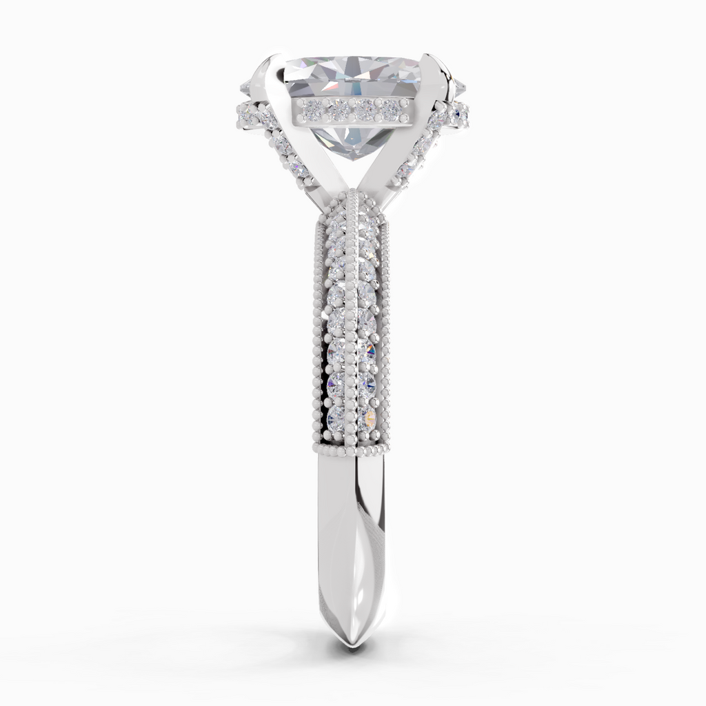 2.63 Carat Oval Solitaire Engagement Ring