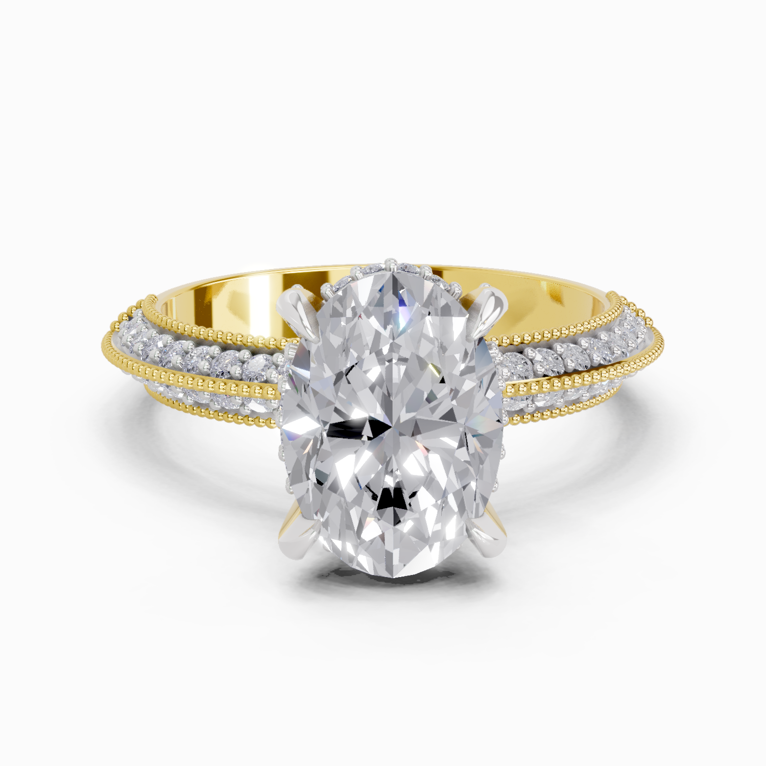 2.63 Carat Oval Solitaire Engagement Ring