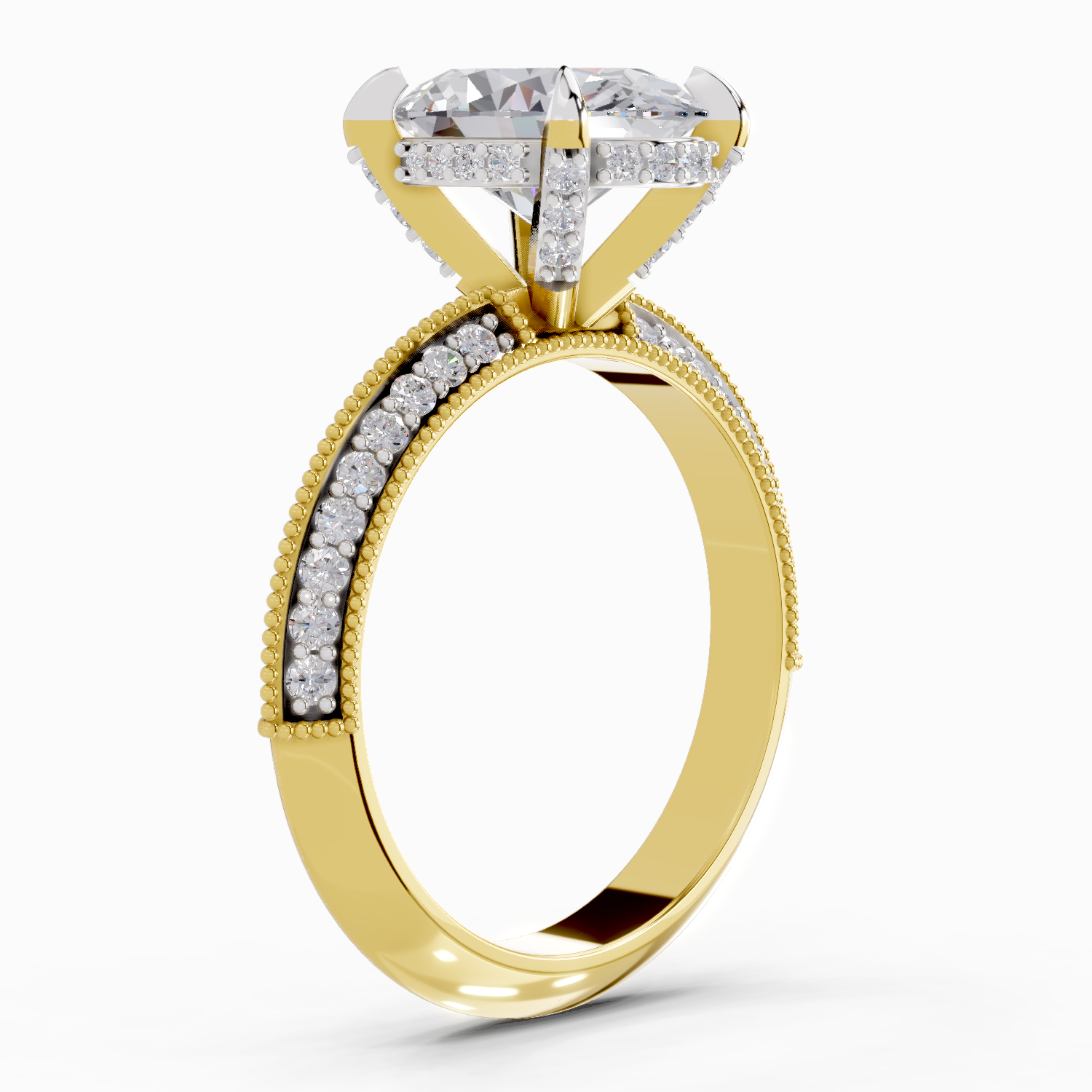 2.63 Carat Oval Solitaire Engagement Ring