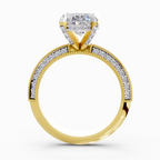 2.63 Carat Oval Solitaire Engagement Ring