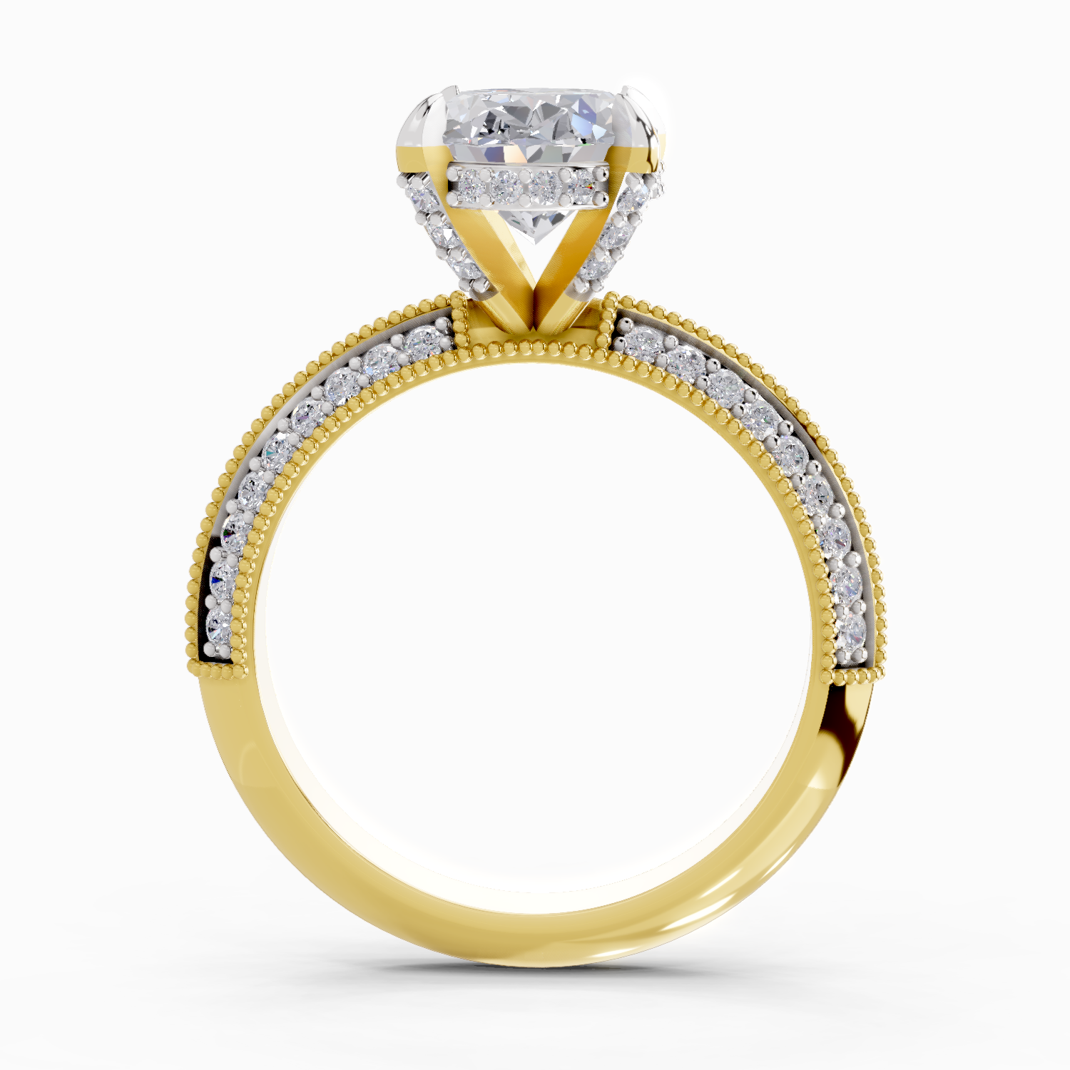 2.63 Carat Oval Solitaire Engagement Ring