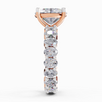 4.84 Carat Oval Shape Eternity Ring