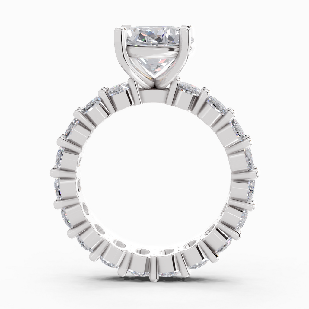 4.84 Carat Oval Shape Eternity Ring