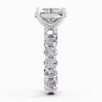 4.84 Carat Oval Shape Eternity Ring