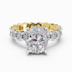 4.84 Carat Oval Shape Eternity Ring