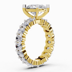 4.84 Carat Oval Shape Eternity Ring