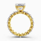 4.84 Carat Oval Shape Eternity Ring