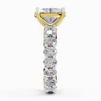 4.84 Carat Oval Shape Eternity Ring