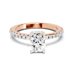 4.84 Carat Oval Shape Eternity Ring