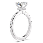 1.02 Ct Emerald Shape Solitaire Diamond Ring