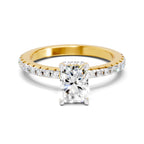 1.02 Ct Emerald Shape Solitaire Diamond Ring