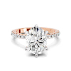 1.02 Ct Emerald Shape Solitaire Diamond Ring