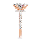1.28 Ct Oval Shape Solitaire Diamond Ring