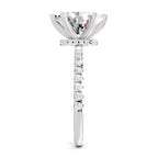 1.28 Ct Oval Shape Solitaire Diamond Ring