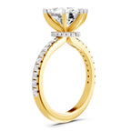 1.28 Ct Oval Shape Solitaire Diamond Ring