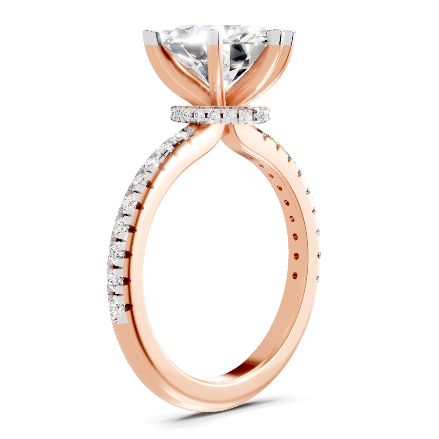 2.29 Ct Oval Shape Solitaire Diamond Ring