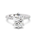 2.29 Ct Oval Shape Solitaire Diamond Ring