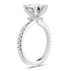 2.29 Ct Oval Shape Solitaire Diamond Ring