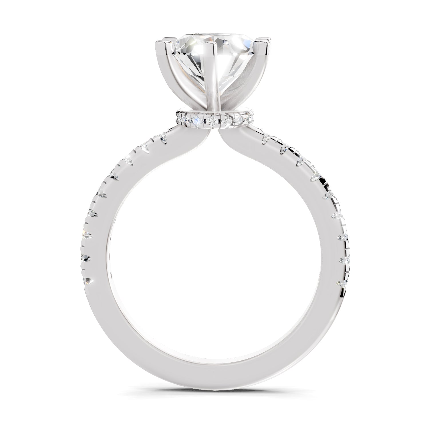 2.29 Ct Oval Shape Solitaire Diamond Ring