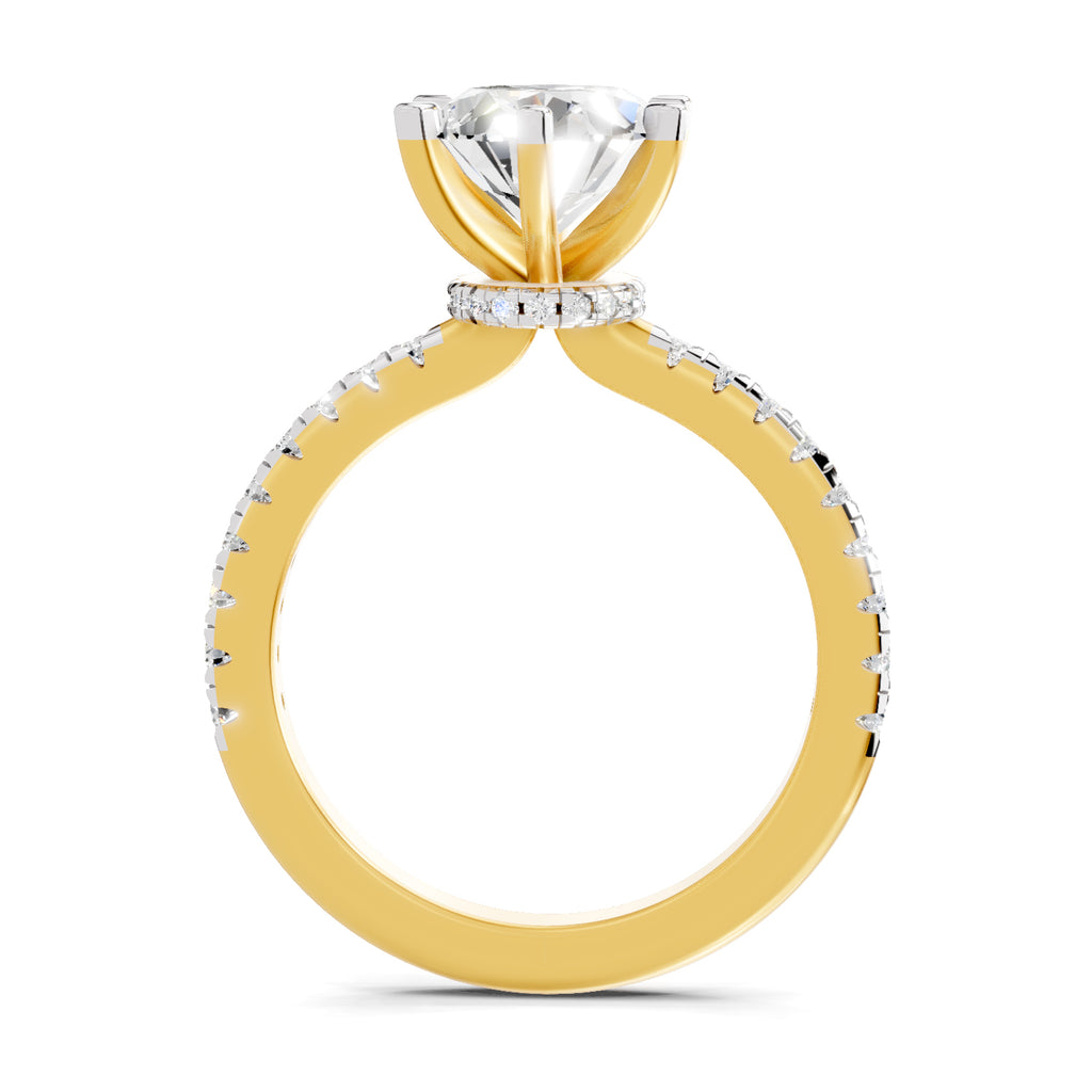 2.29 Ct Oval Shape Solitaire Diamond Ring