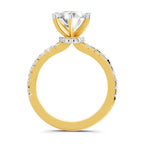 2.29 Ct Oval Shape Solitaire Diamond Ring