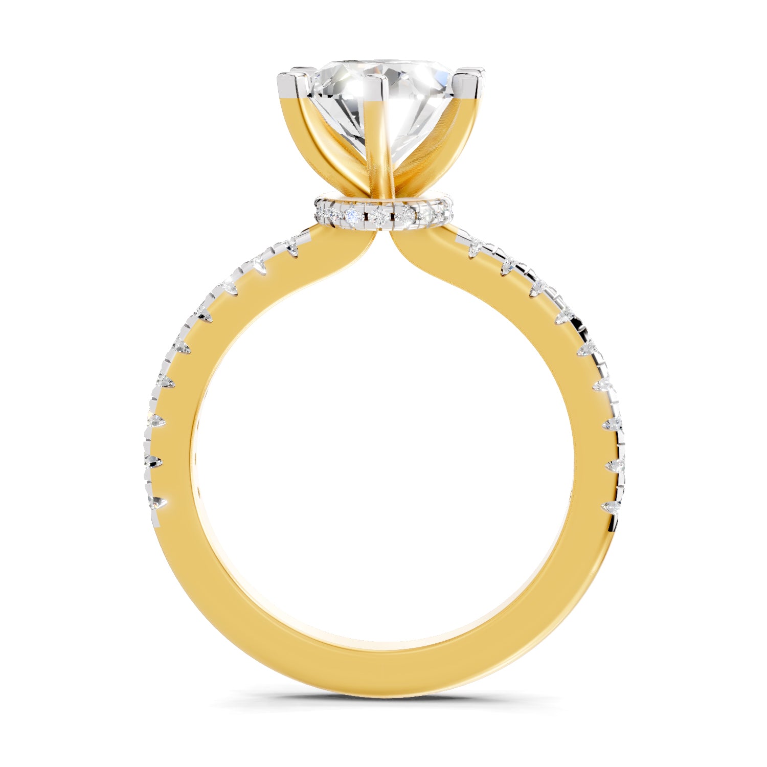 2.29 Ct Oval Shape Solitaire Diamond Ring
