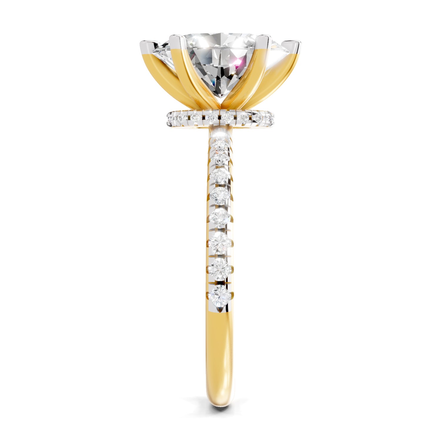 2.29 Ct Oval Shape Solitaire Diamond Ring