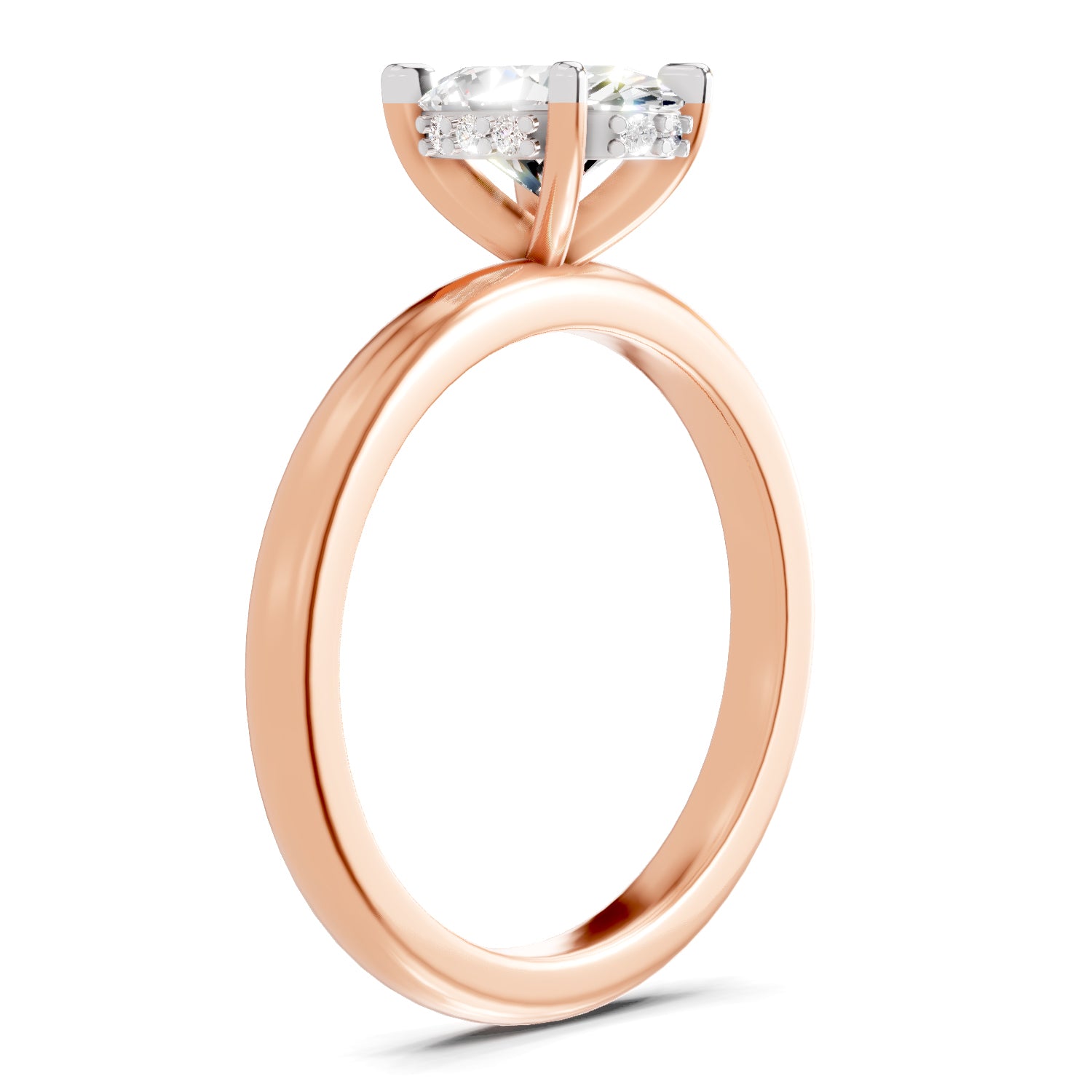 1.05 Ct Oval Shape Solitaire Diamond Ring