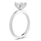 1.05 Ct Oval Shape Solitaire Diamond Ring