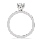 1.05 Ct Oval Shape Solitaire Diamond Ring