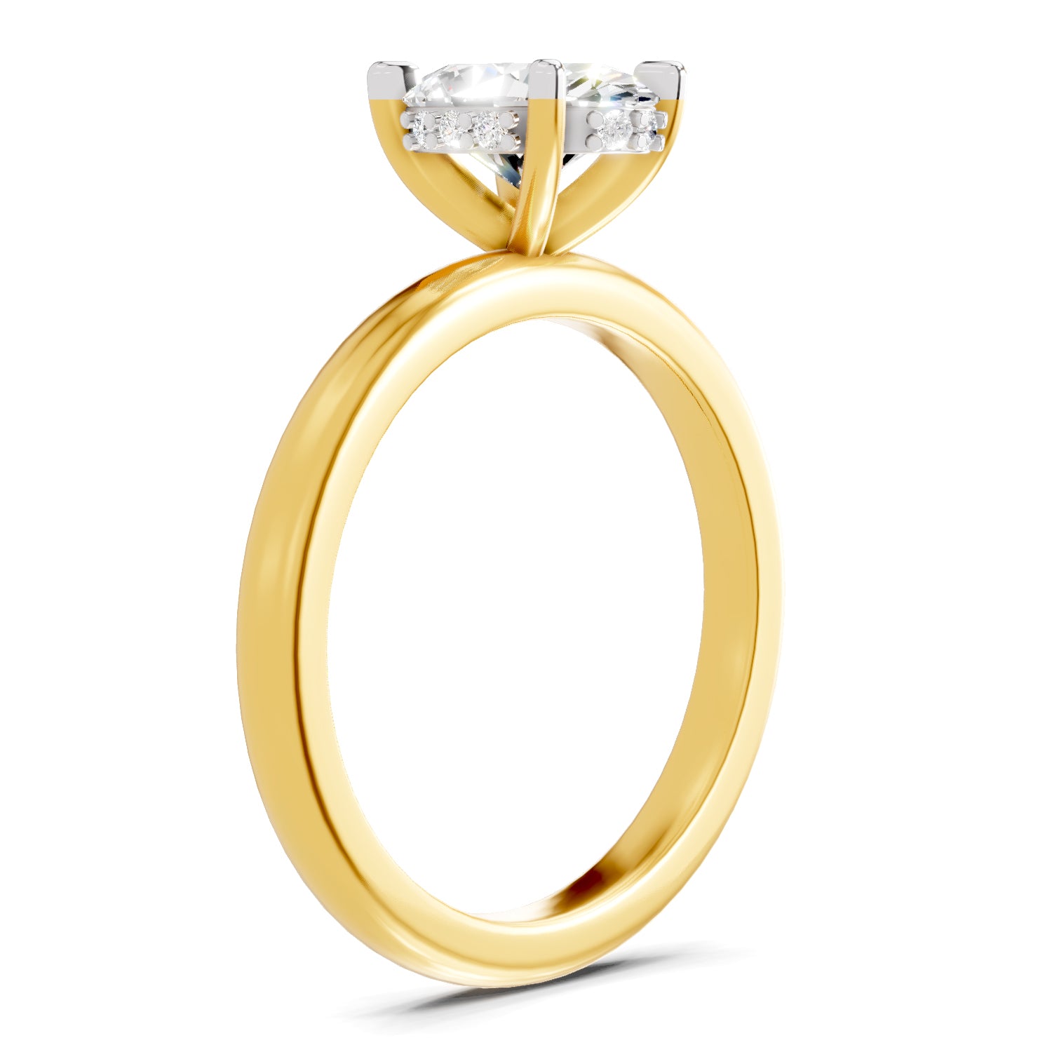 1.05 Ct Oval Shape Solitaire Diamond Ring