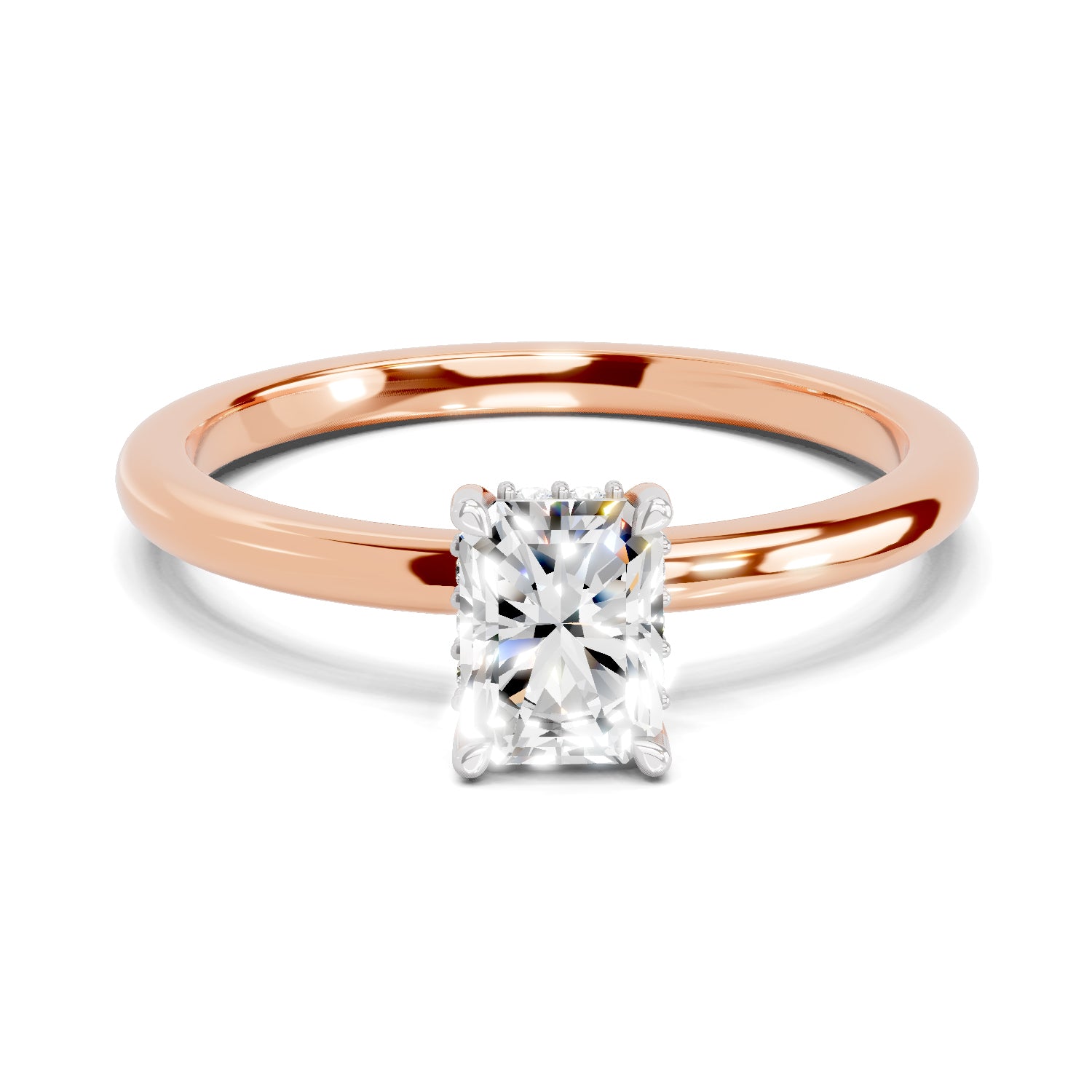 1.05 Ct Oval Shape Solitaire Diamond Ring
